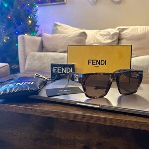 Fendi Tortoise Shell Sunglasses